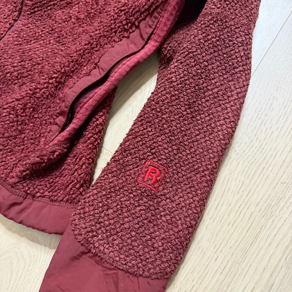 Vintage Patagonia R2 Regulator Fleece Full Zip Jacket Womens Medium Burgundy Red - Picture 5 of 13